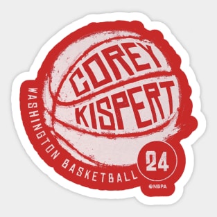 Corey Kispert Washington Basketball Sticker